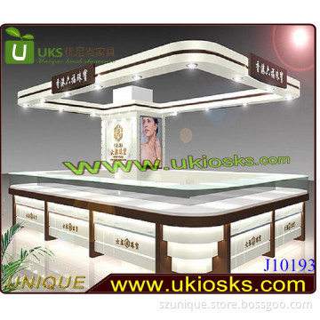 Charming Free Designed Jewelry Kiosk Customized Jewelry Shop Design Wooden Luxury Jewelry Kiosk